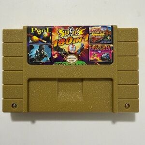 Nintendo Gold 180 in 1 Game Cartridge
